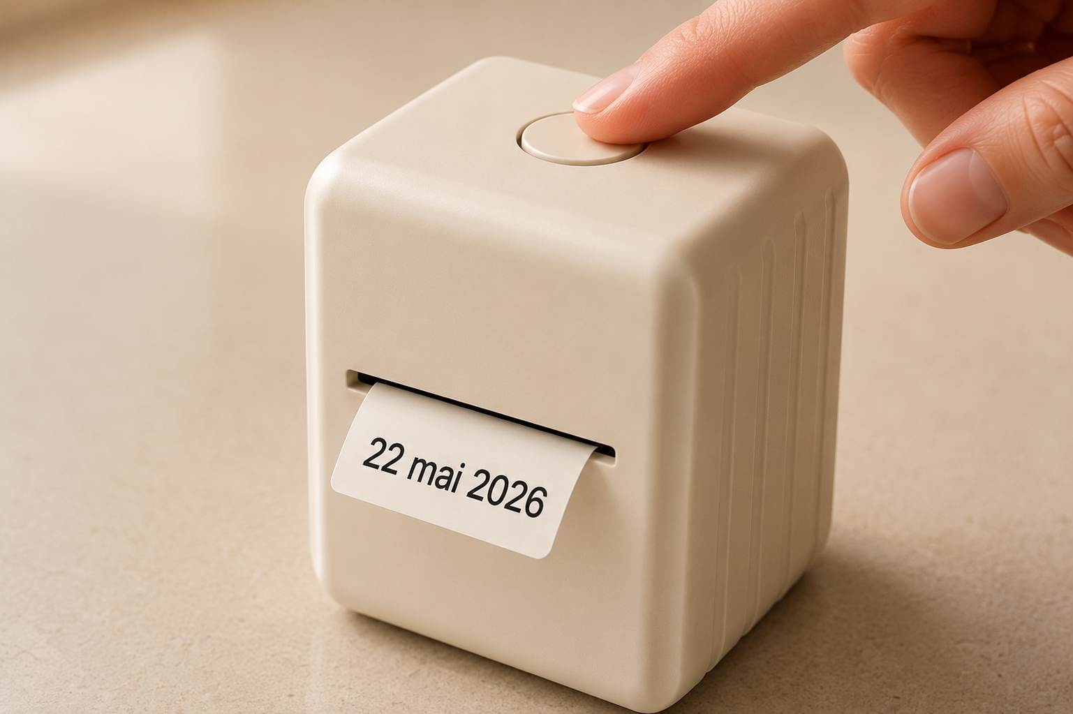 Appuyer sur DATIER, la date sort instantanément
